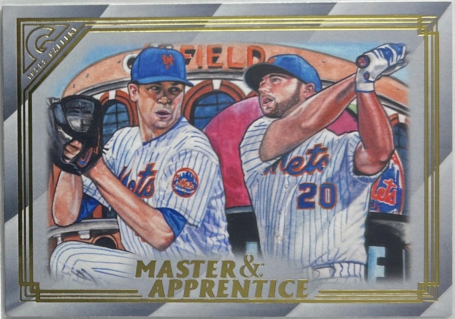 Jacob deGrom / Pete Alonso #MA-5 Baseball Cards 2020 Topps Gallery Master and Apprentice