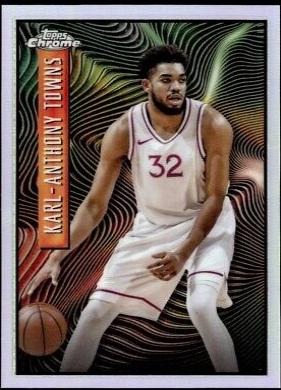 Karl-Anthony Towns #EXP-8 Basketball Cards 2023 Topps Chrome Expose