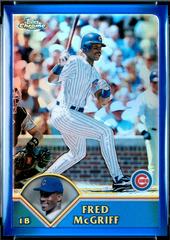 Fred McGriff [Refractor] #22 Baseball Cards 2003 Topps Chrome Prices