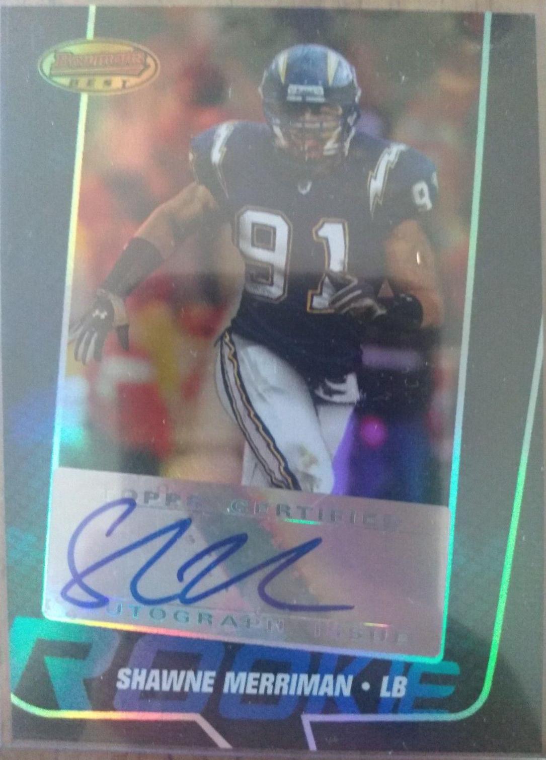 Shawne Merriman [Autograph Blue] #156
