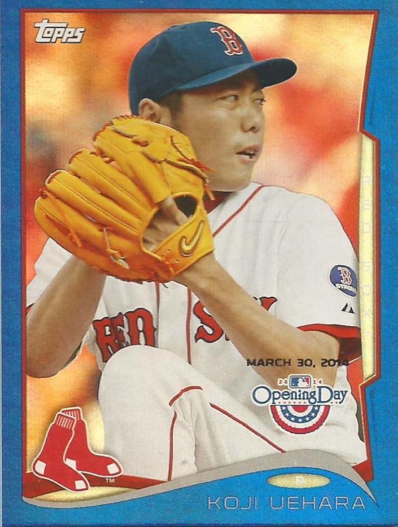 Koji Uehara #19 Baseball Cards 2014 Topps Opening Day