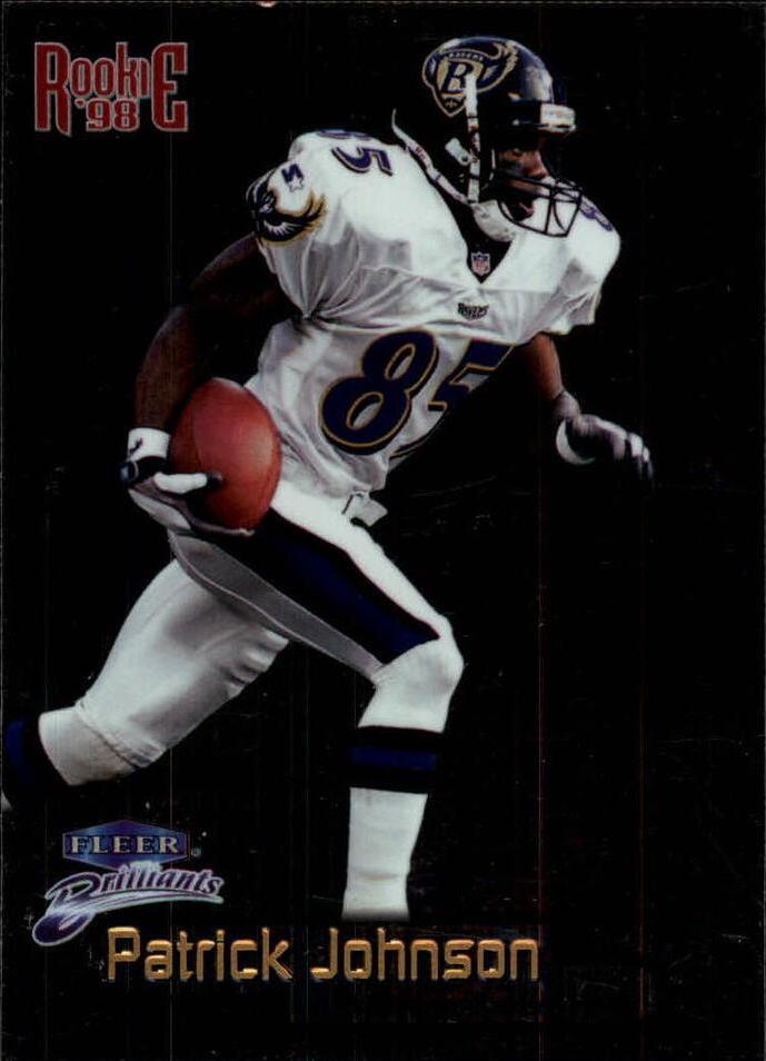 Patrick Johnson #106 Football Cards 1998 Fleer Brilliants