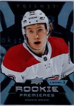 Owen Beck #201 2023-24 Upper Deck Trilogy Hockey