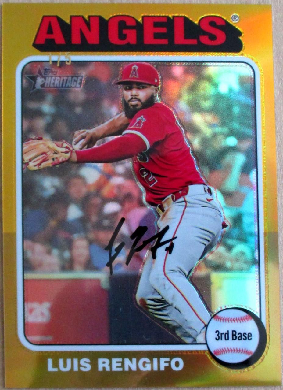 Luis Rengifo [Gold Border Chrome] #665 Prices | 2024 Topps Heritage ...