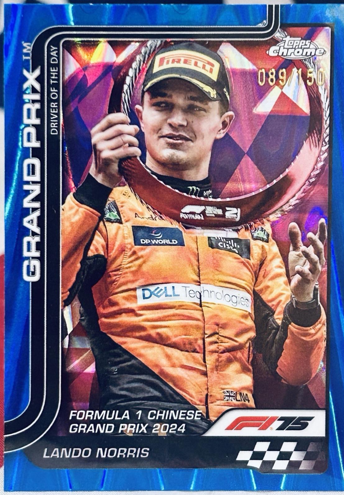 Lando Norris [Blue RayWave Refractor] #126 Prices | 2025 Topps