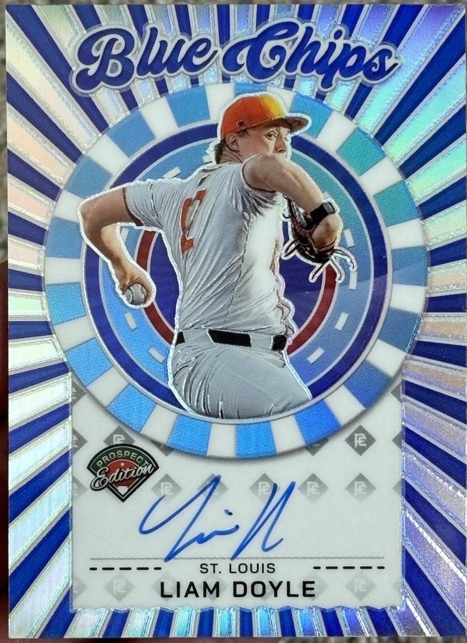 Liam Doyle #BCS-LD 2025 Panini Prospect Edition Blue Chips Signature Baseball