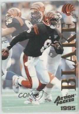 Jeff Blake #11 Football Cards 1995 Action Packed