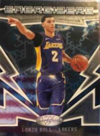Lonzo Ball #E-17 Basketball Cards 2018 Panini Certified Energizers
