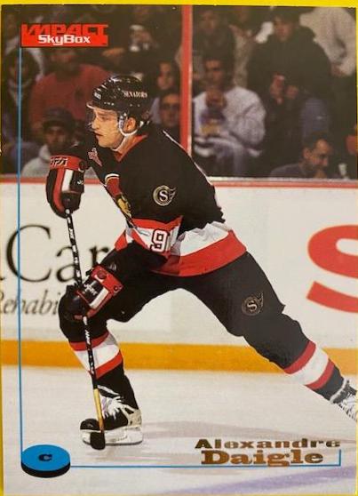 Alexandre Daigle #88 Hockey Cards 1996 SkyBox Impact