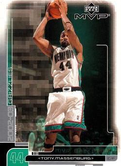 Tony Massenburg #91 Basketball Cards 2002 Upper Deck MVP