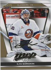 Ilya Sorokin [Gold Script] #54 Hockey Cards 2025 Upper Deck MVP Prices
