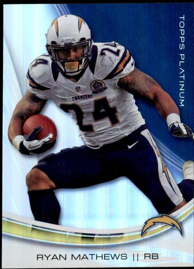 Ryan Mathews #21 Football Cards 2013 Topps Platinum