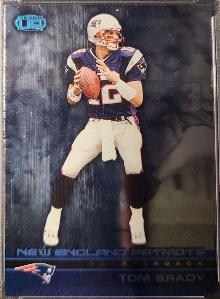 Tom Brady #71 2002 Pacific Heads Up Football