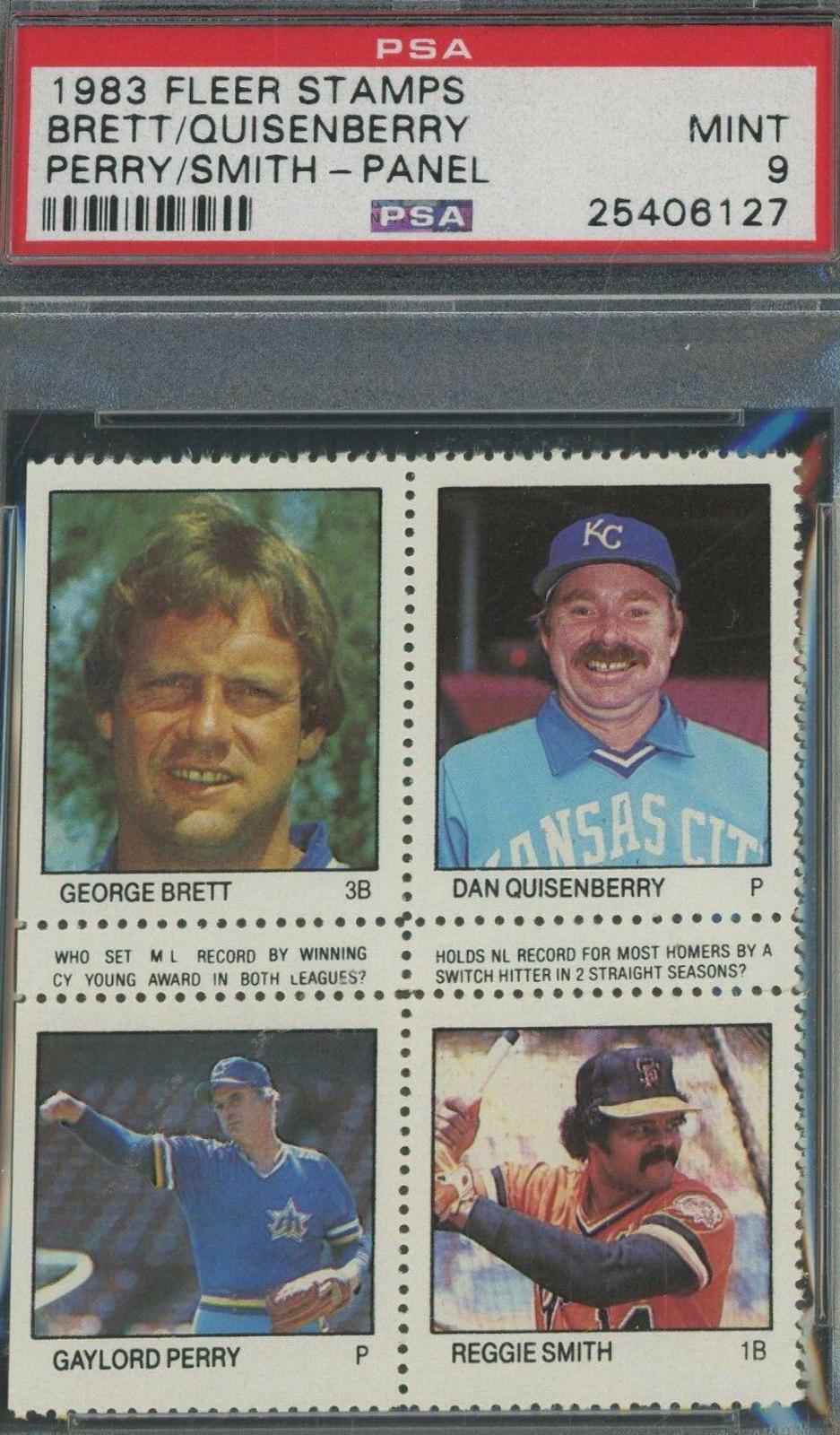 Gaylord Perry Baseball Cards 1983 Fleer Stamps