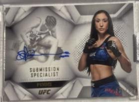 Jessica Penne #SUS-JP Ufc Cards 2020 Topps UFC Striking Signatures Submission Specialist