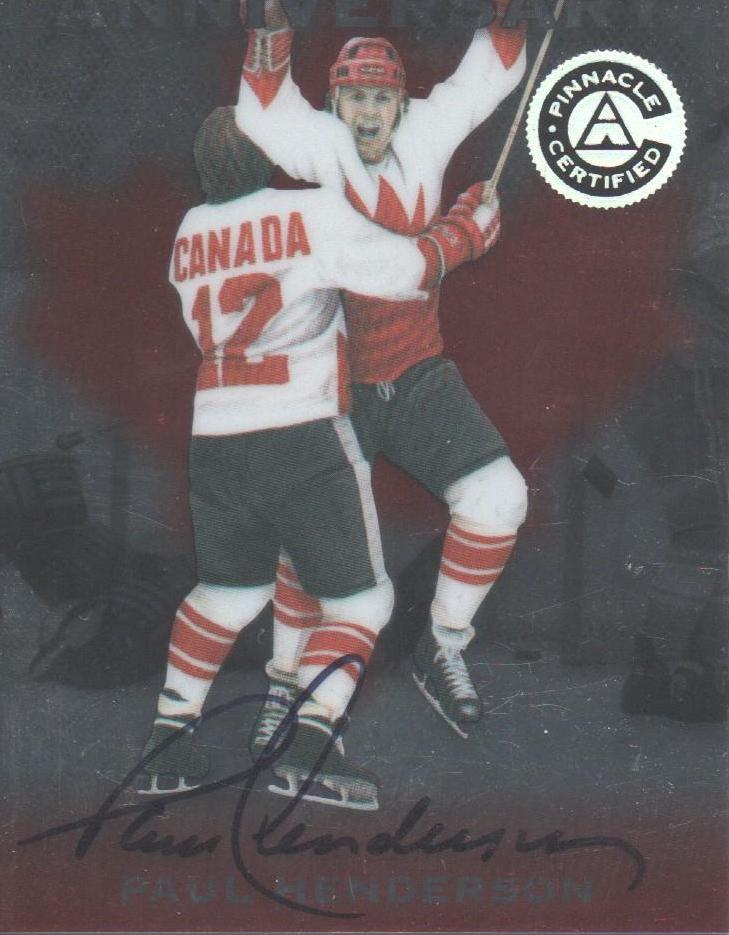 Paul Henderson #S4 1997 Pinnacle Certified Summit Hockey