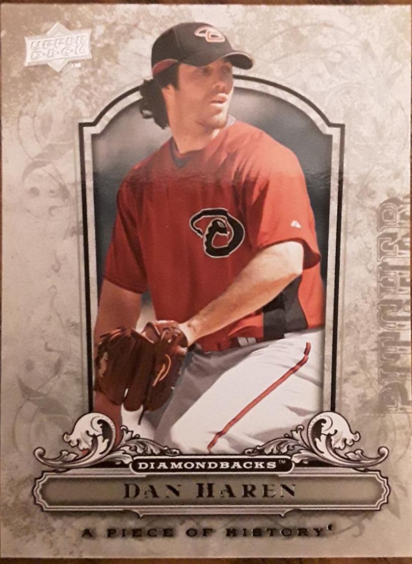 Dan Haren #2 Baseball Cards 2008 Upper Deck Piece of History