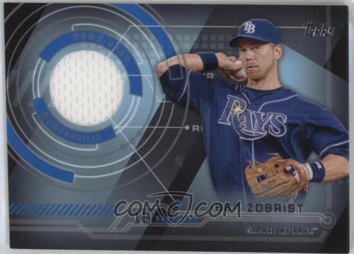 Ben Zobrist #TR-BZ Baseball Cards 2014 Topps Trajectory Relics