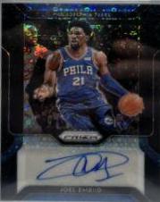 Joel Embiid #FBJEM Basketball Cards 2018 Panini Prizm Fast Break Autographs