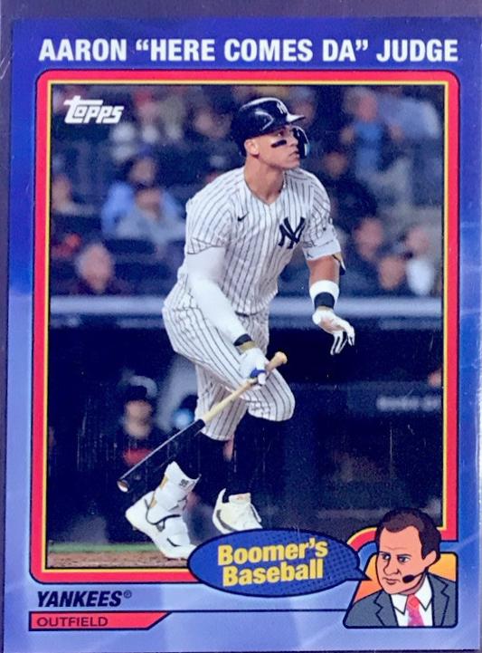 Aaron Judge #3 Baseball Cards 2024 Topps x Chris Berman Boomer’s
