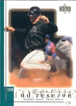 Aubrey Huff #19 Baseball Cards 2001 Upper Deck Reserve