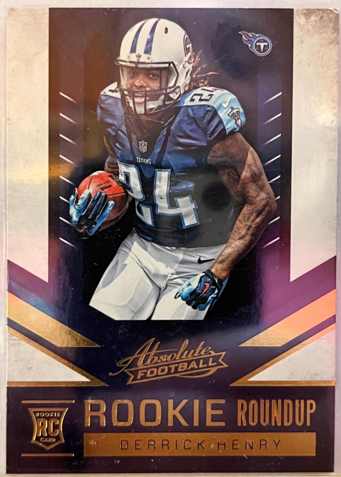 Derrick Henry #7 Football Cards 2016 Panini Absolute Rookie Roundup