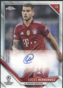 Lucas Hernandez #CA-LH 2021 Topps Chrome UEFA Champions League Autographs