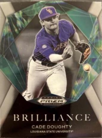 Cade Doughty #BR-CD Baseball Cards 2022 Panini Prizm Draft Picks Brilliance