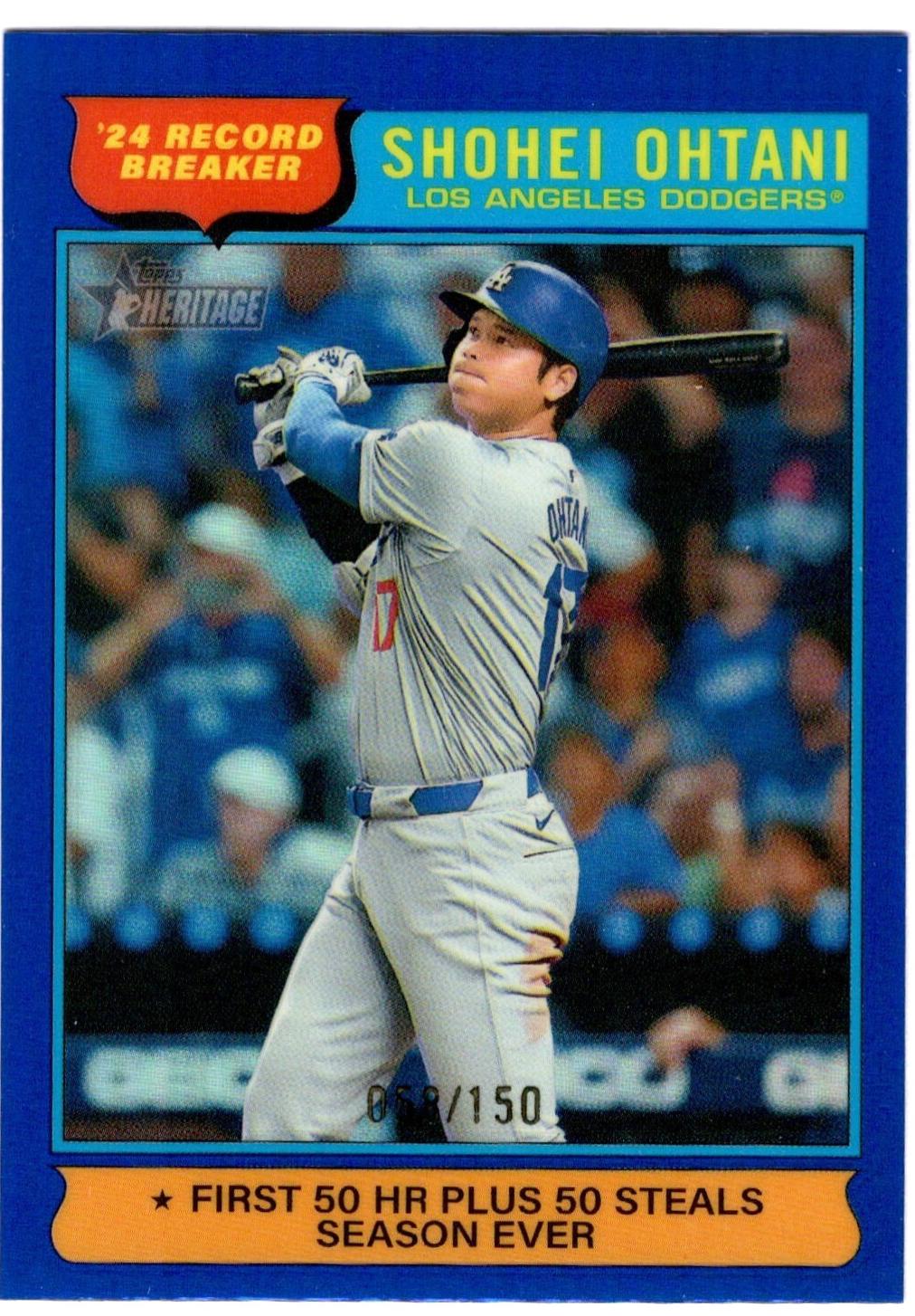大谷翔平Topps Series 1 Blue Parallel 1:1393 大谷翔平Topps Series 1 Blue Parallel 1:1393