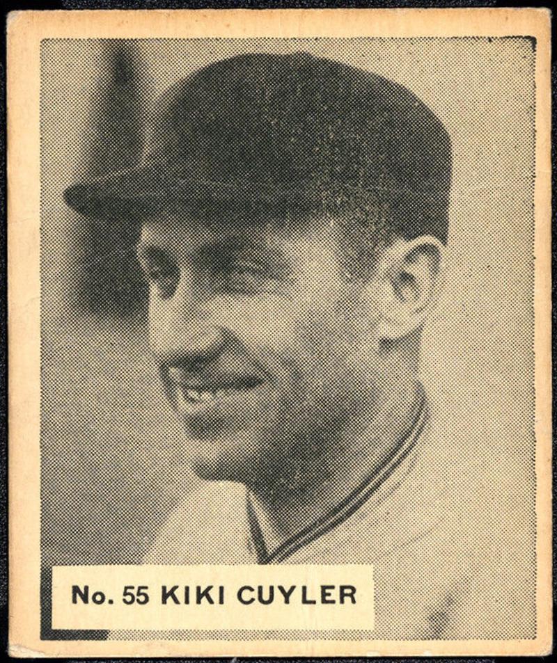 Kiki Cuyler #55 1936 World Wide Gum Baseball