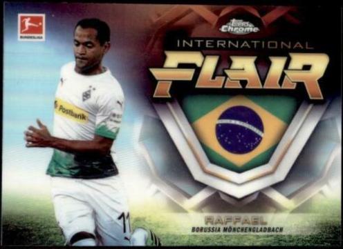 Raffael #IF-2 Soccer Cards 2019 Topps Chrome Bundesliga International Flair