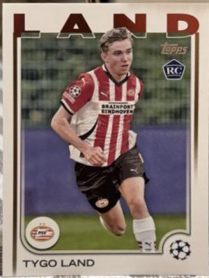 Tygo Land #120 Soccer Cards 2024 Topps UEFA