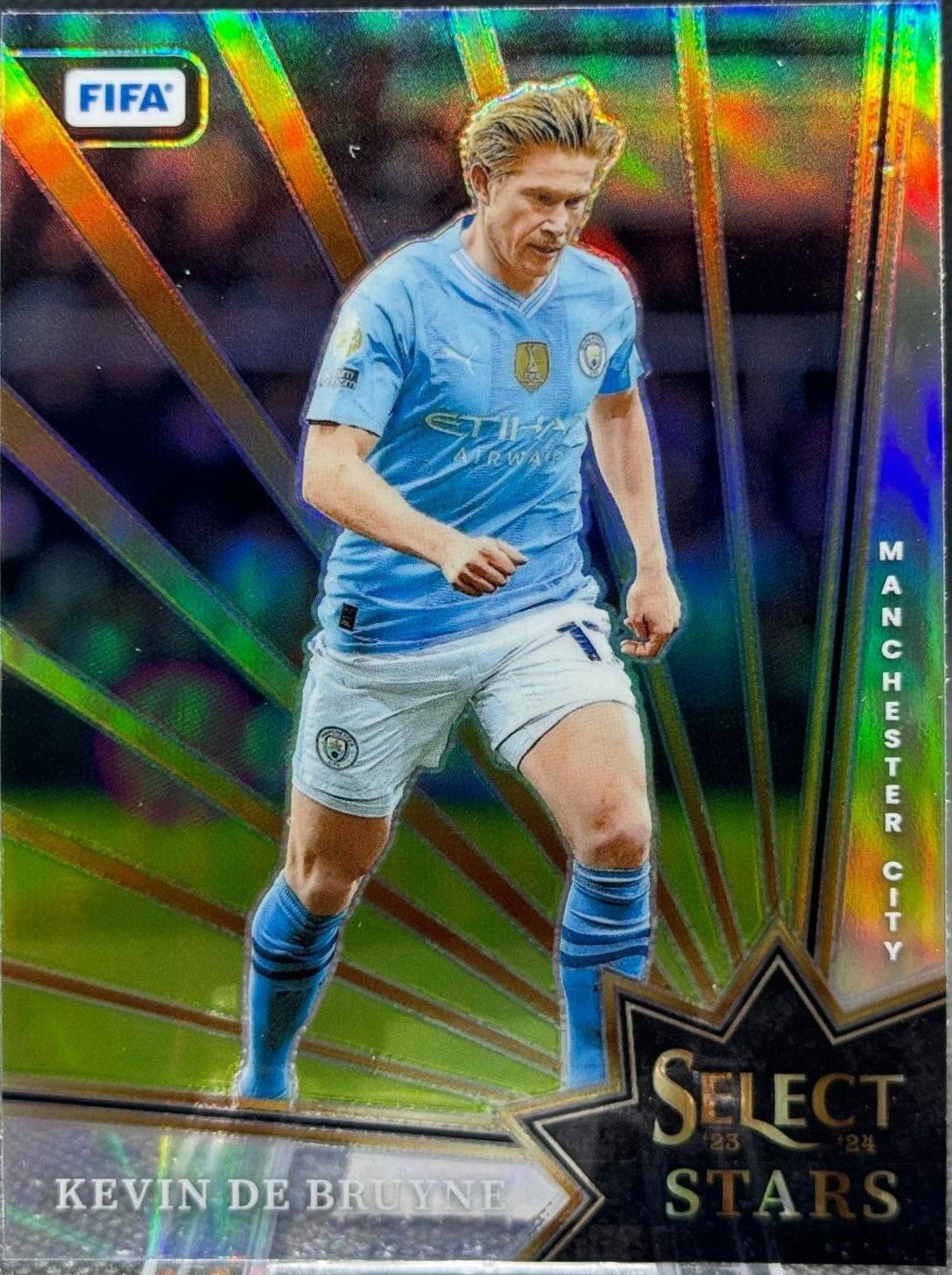 Kevin De Bruyne #6 Soccer Cards 2023 Panini Select FIFA Stars