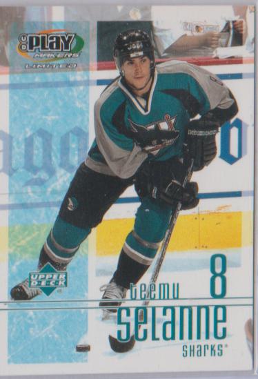 Teemu Selanne #82 2001 UD Playmakers Hockey