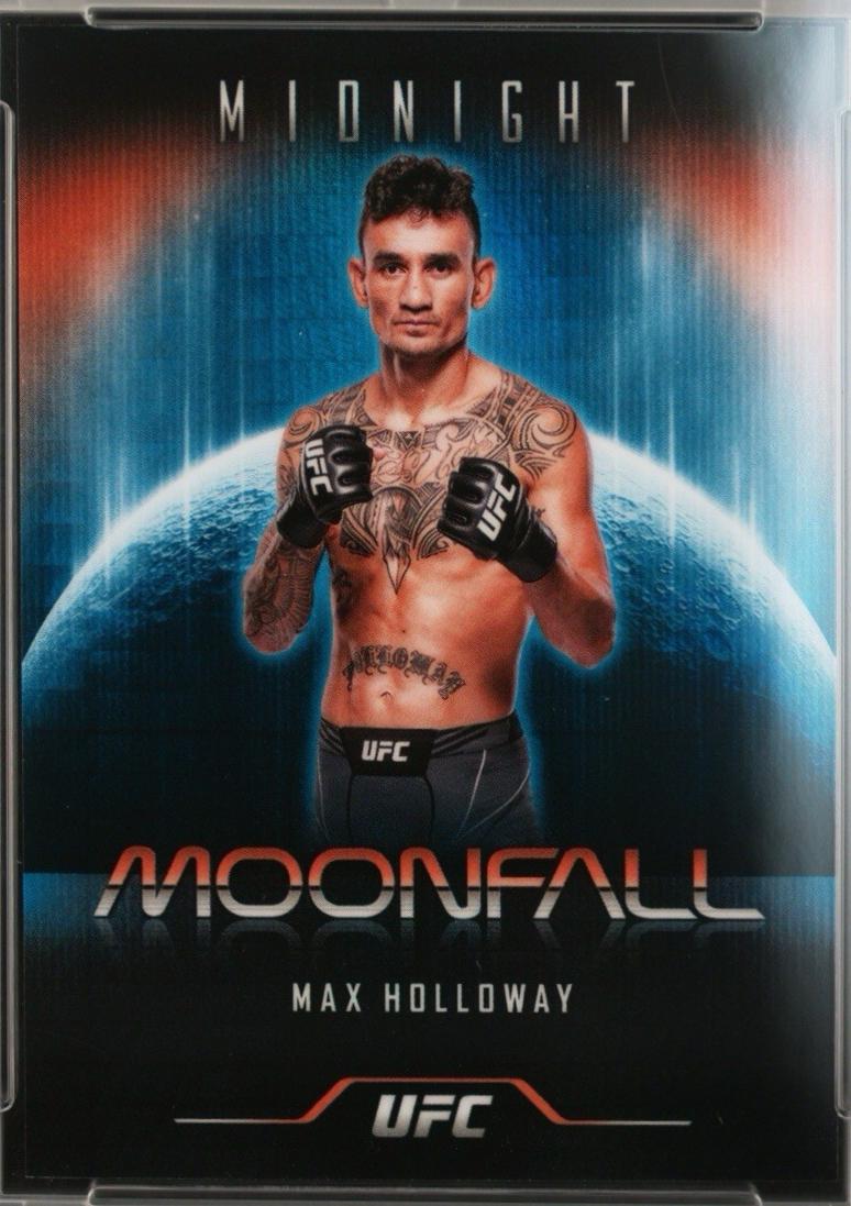 Max Holloway #MF-21 Ufc Cards 2024 Topps Midnight UFC Moonfall