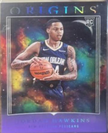 Jordan Hawkins [Purple FOTL] #100 Basketball Cards 2023 Panini Origins