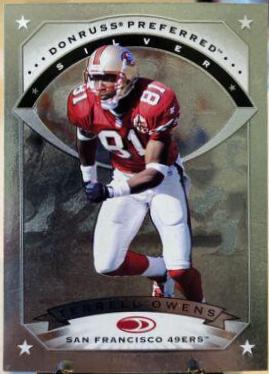 Terrell Owens #23 Football Cards 1997 Donruss Preferred
