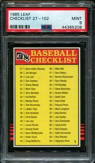 Checklist 27-102