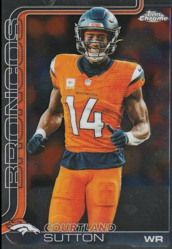 2025 Topps Chrome Courtland Sutton #86 card