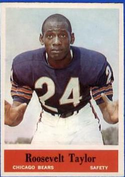 Roosevelt Taylor #25 Football Cards 1964 Philadelphia