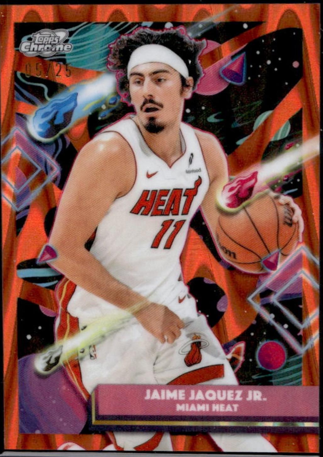 Jaime Jaquez Jr. [Orange Galactic Refractor] #6
