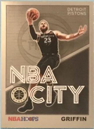 Blake Griffin #8 Basketball Cards 2019 Panini Hoops Premium Stock NBA City