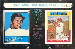 Joe Morgan / Fred Lynn