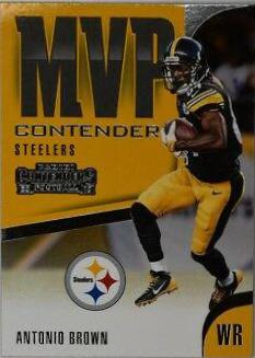Antonio Brown Football Cards 2018 Panini Contenders MVP