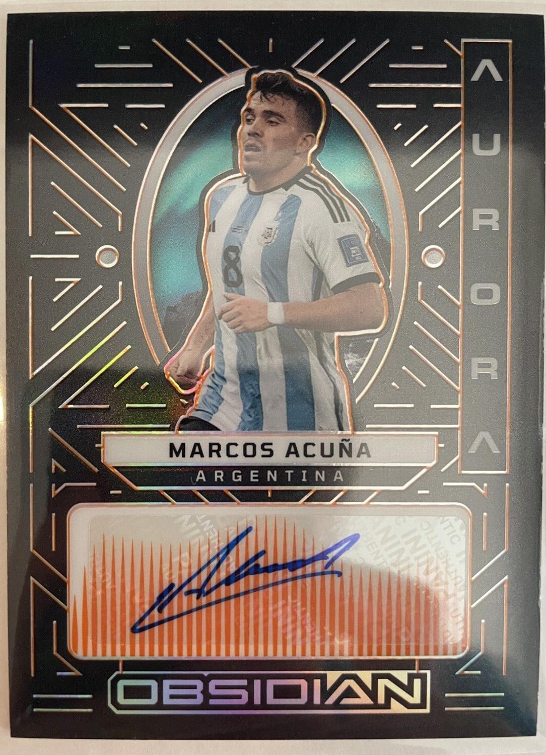 Marcos Acuna [Orange Electric Etch] #AA-MAA