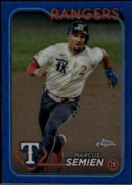 Marcus Semien [Blue Refractor] #102