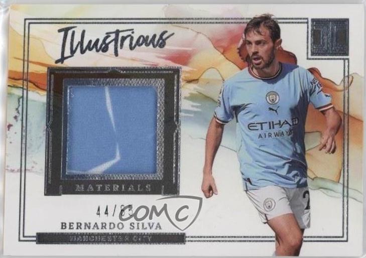 Bernardo Silva #IL-BSI Soccer Cards 2022 Panini Impeccable Premier League Illustrious Materials