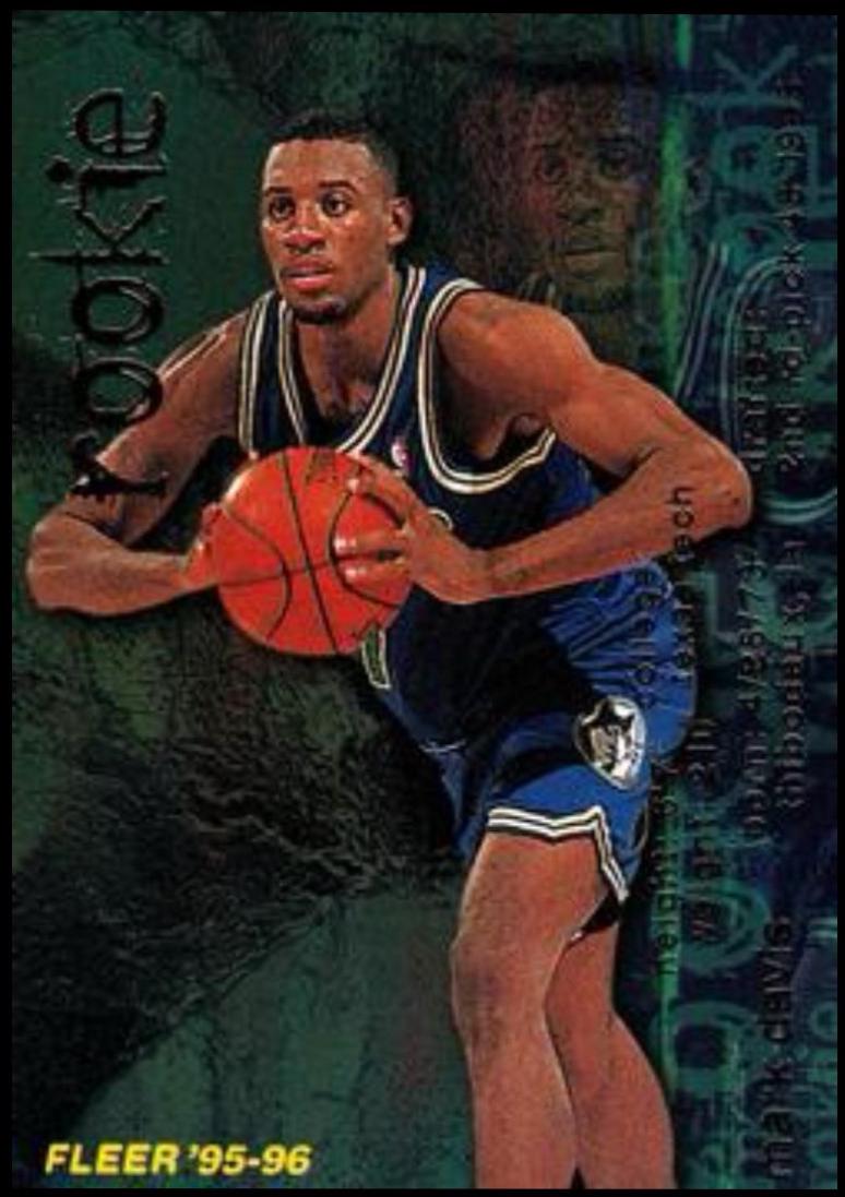 Mark Davis #289 Basketball Cards 1995 Fleer