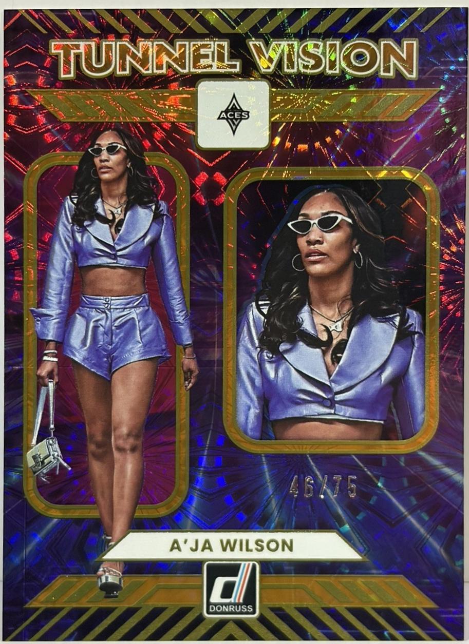 A'ja Wilson [Orange Fireworks] #13
