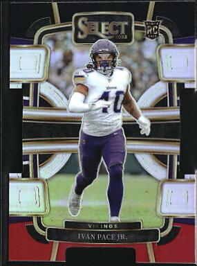 Ivan Pace Jr. [Black Red Prizm Die-Cut] #64 Prices | 2023 Panini Select ...
